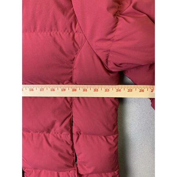 L.L. Bean Jacket Womans Size XL Pink Goose Down Puffer Winter OCCJ1 Missing Hood - Picture 6 of 8